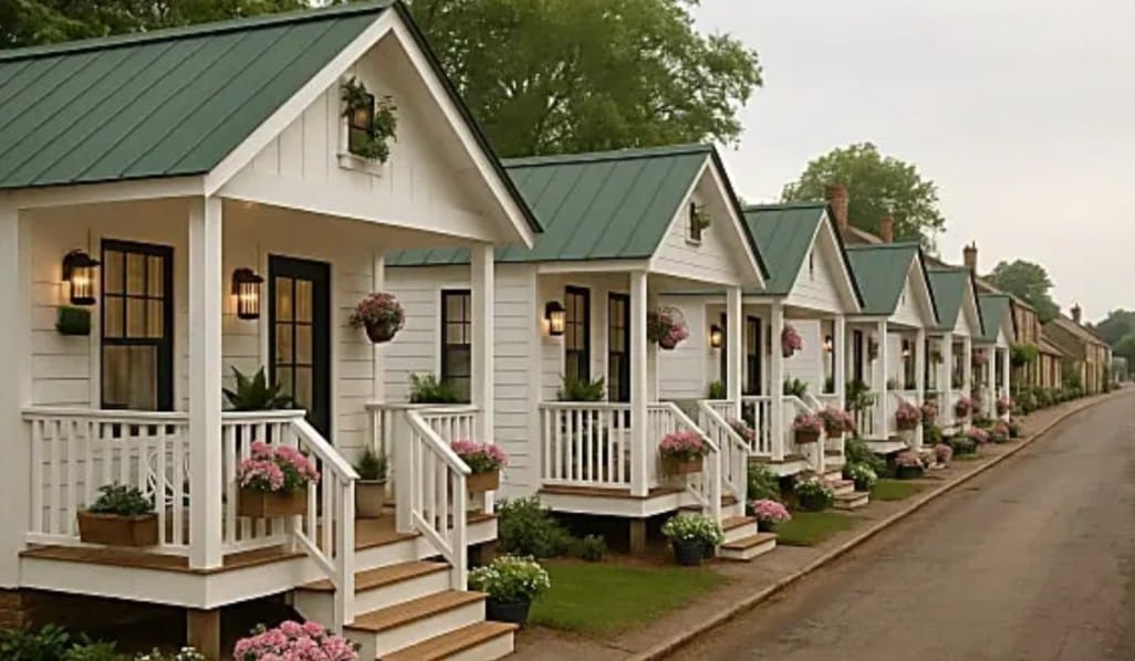 Modern prefabricated cottage home