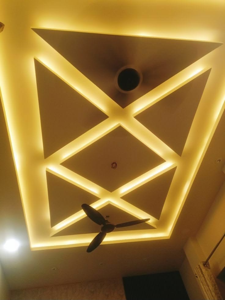 Modern gypsum false ceiling project